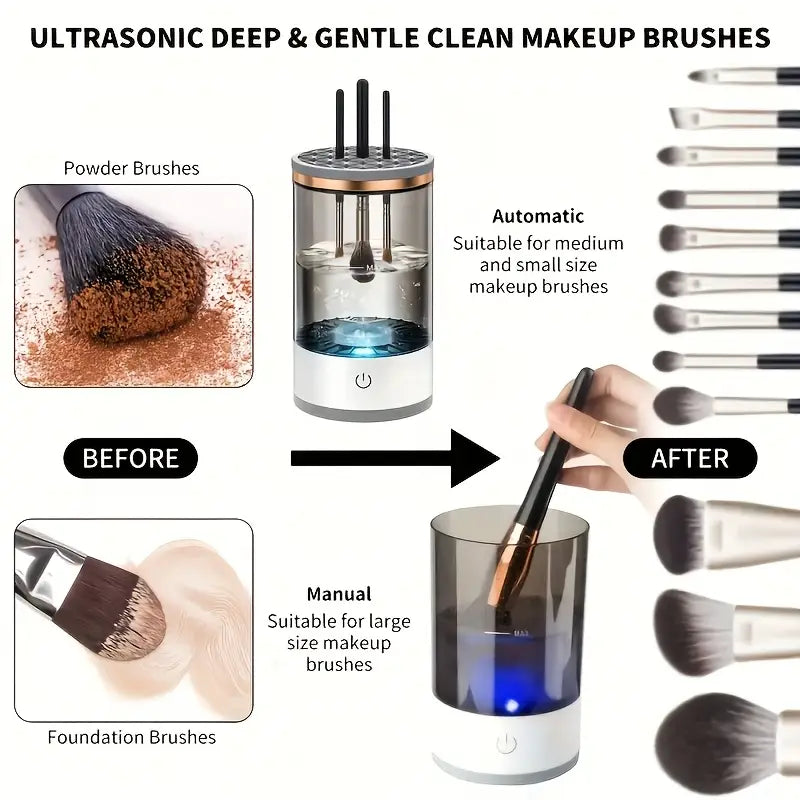 Limpiador de brochas eléctrico 3 en 1 Brush Pro®